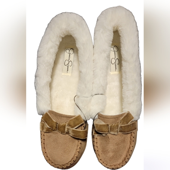 Jessica Simpson Suede Moccasin Slipper Shoe NWT - Picture 3 of 12